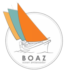 The logo for Yacht BOAZ